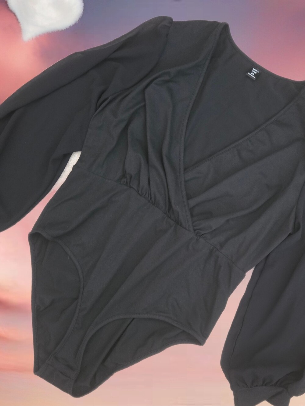 *1696 Shein curve bodysuit top Women size 1XL